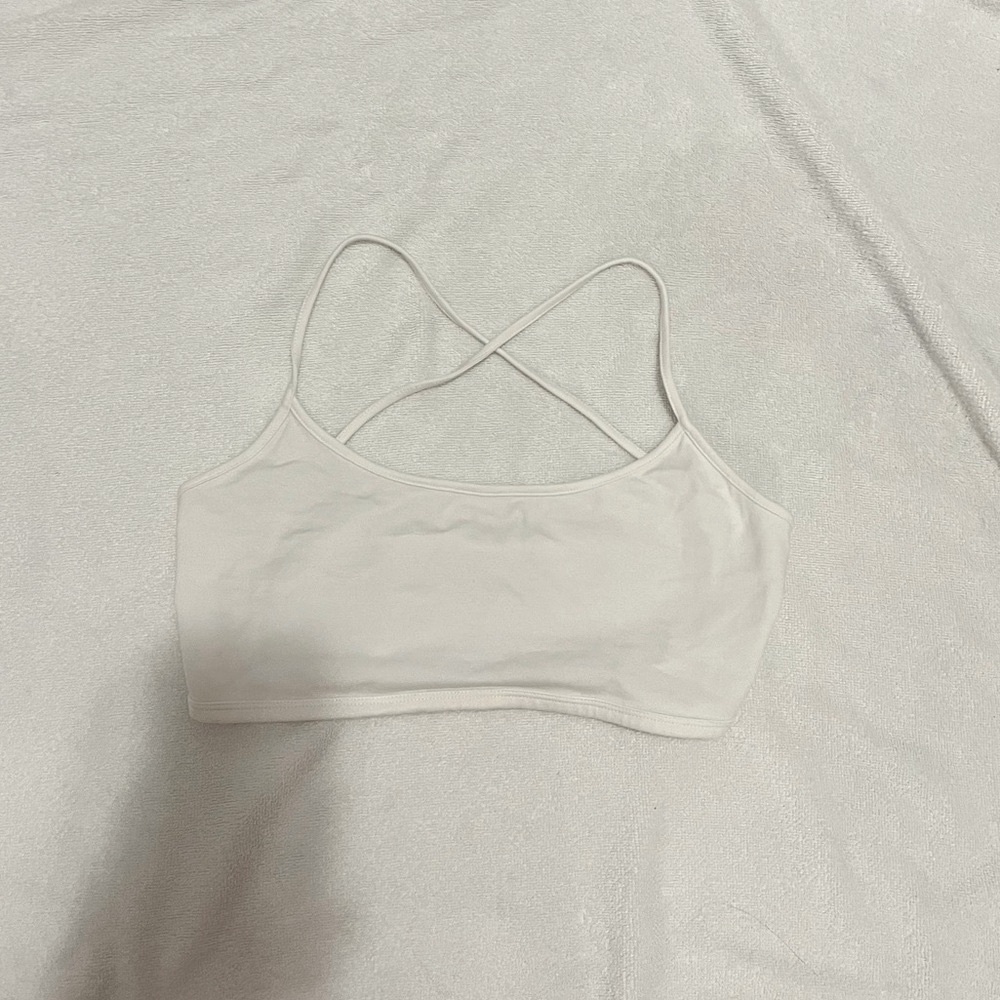 White crop top